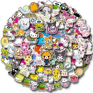 Kids Stickers 100PCS Kawaii Cute Stickers for Teens Vinyl Waterproof Stickers